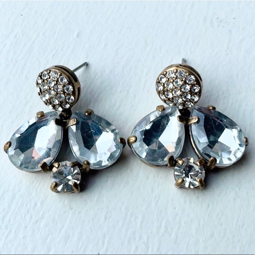 J.Crew Crystal Dangle Earrings